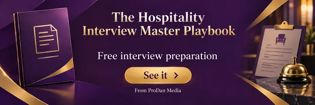 The Hospitality Interview Master Playbook, free